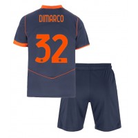 Inter Milan Federico Dimarco #32 Tretí Detský futbalový dres 2025-26 Krátky Rukáv (+ trenírky)